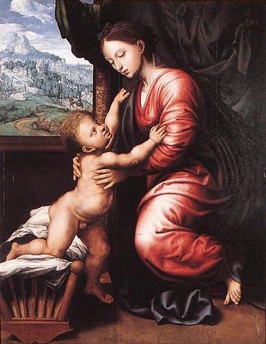 Jan van Hemessen Virgin and Child oil painting picture